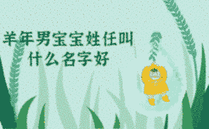 羊年男寶寶姓任叫什么名字好