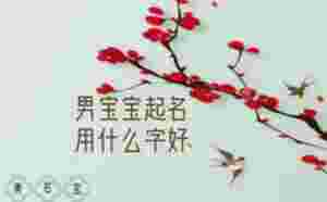 男寶寶起名用什么字好