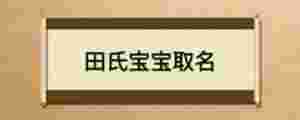 田氏寶寶取名