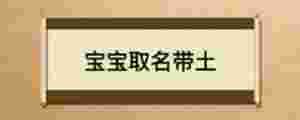 寶寶取名帶土