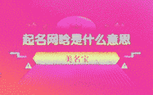 起名網晗是什么意思