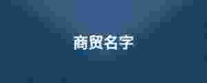 商貿(mào)名字