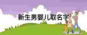 新生男嬰兒取名字