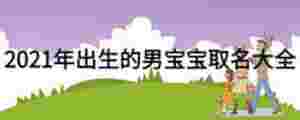 2021年出生的男寶寶取名大全