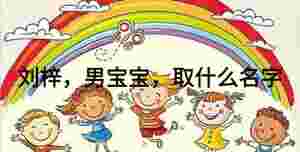 劉梓，男寶寶，取什么名字