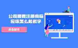 公司需要注冊商標(biāo)應(yīng)該怎么起名字