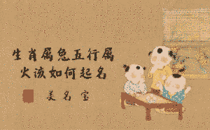 生肖屬兔五行屬火該如何起名